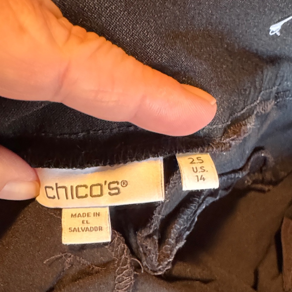Chico's black Pants